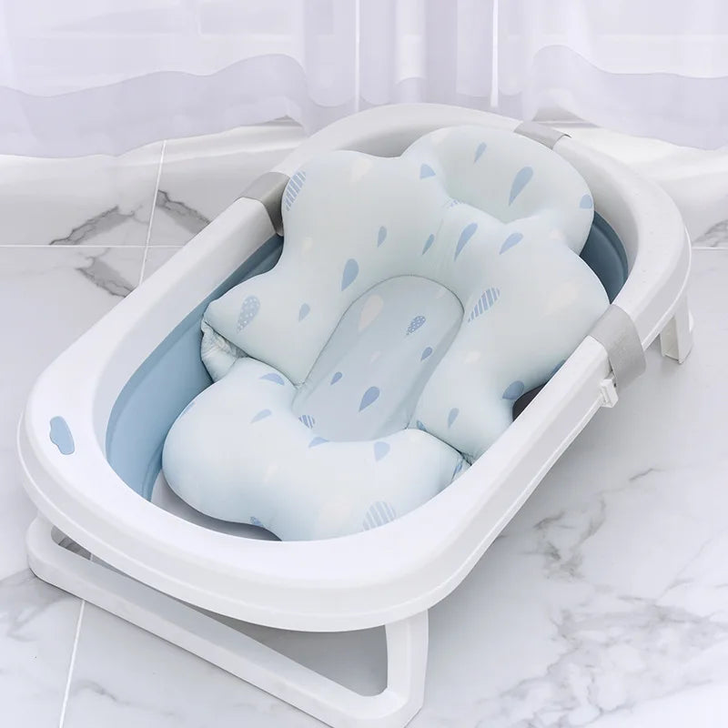 Foldable Baby Bath Support Pad | Newborn Bathing Hammock Baby Bath Support QXL