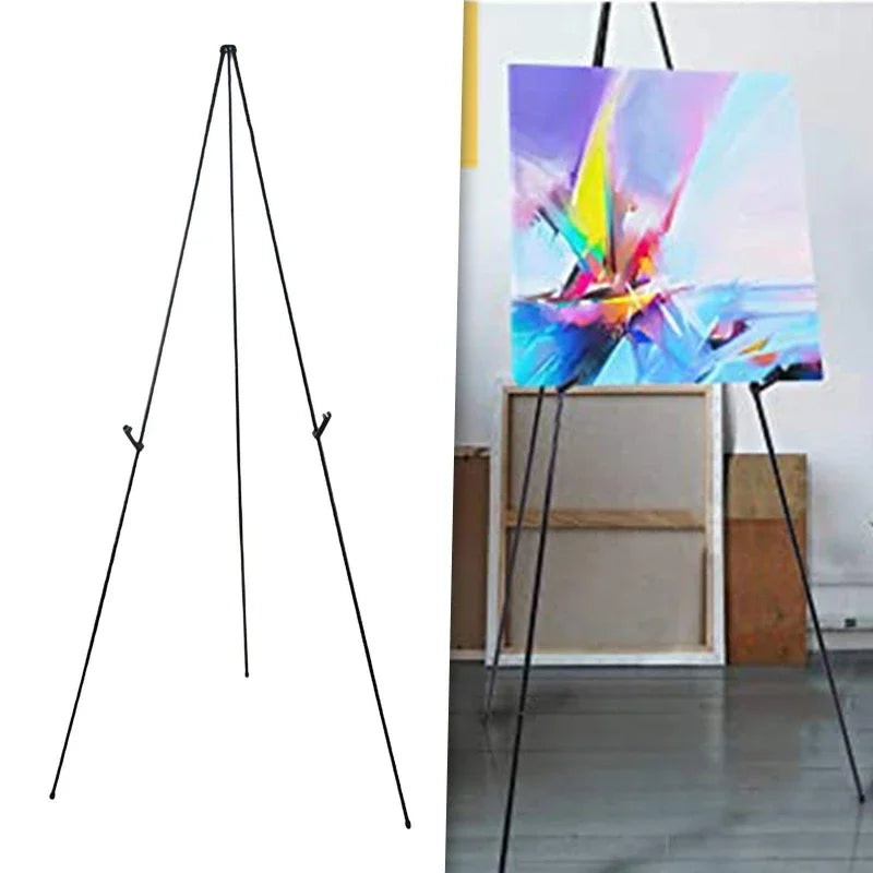 Foldable Metal Art Easel Stand with Clip | Adjustable 169cm Art Easel Stand QXL