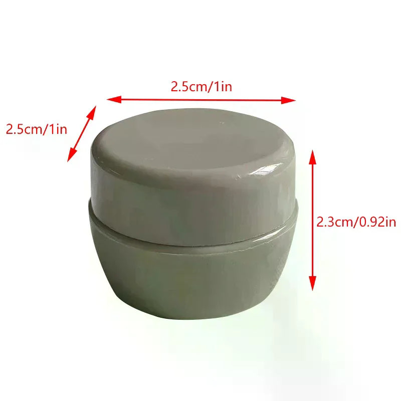 5g Nail Art Storage Pot with Scraper | Portable Mini Jar Nail Art Storage Jar QXL