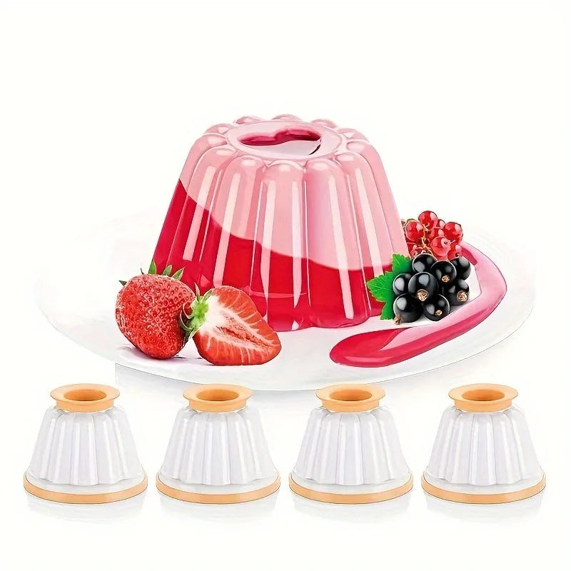 Pudding & Mousse Cake Molds | Jelly & Panna Cotta Set Dessert Baking Molds QXL
