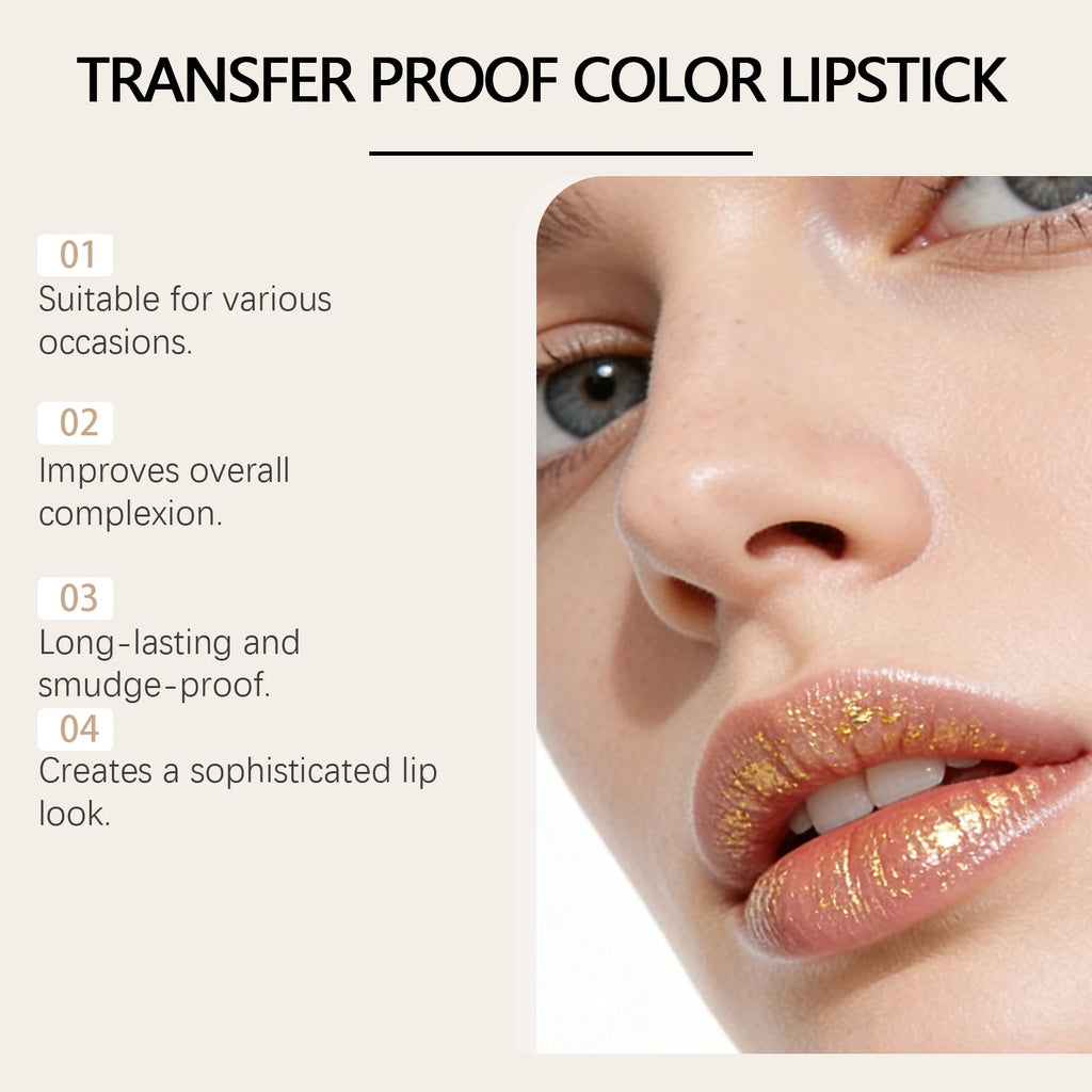Gold Foil Color-Changing Lip Balm | Hydrating & Plumping Color-Changing Lip Balm QXL