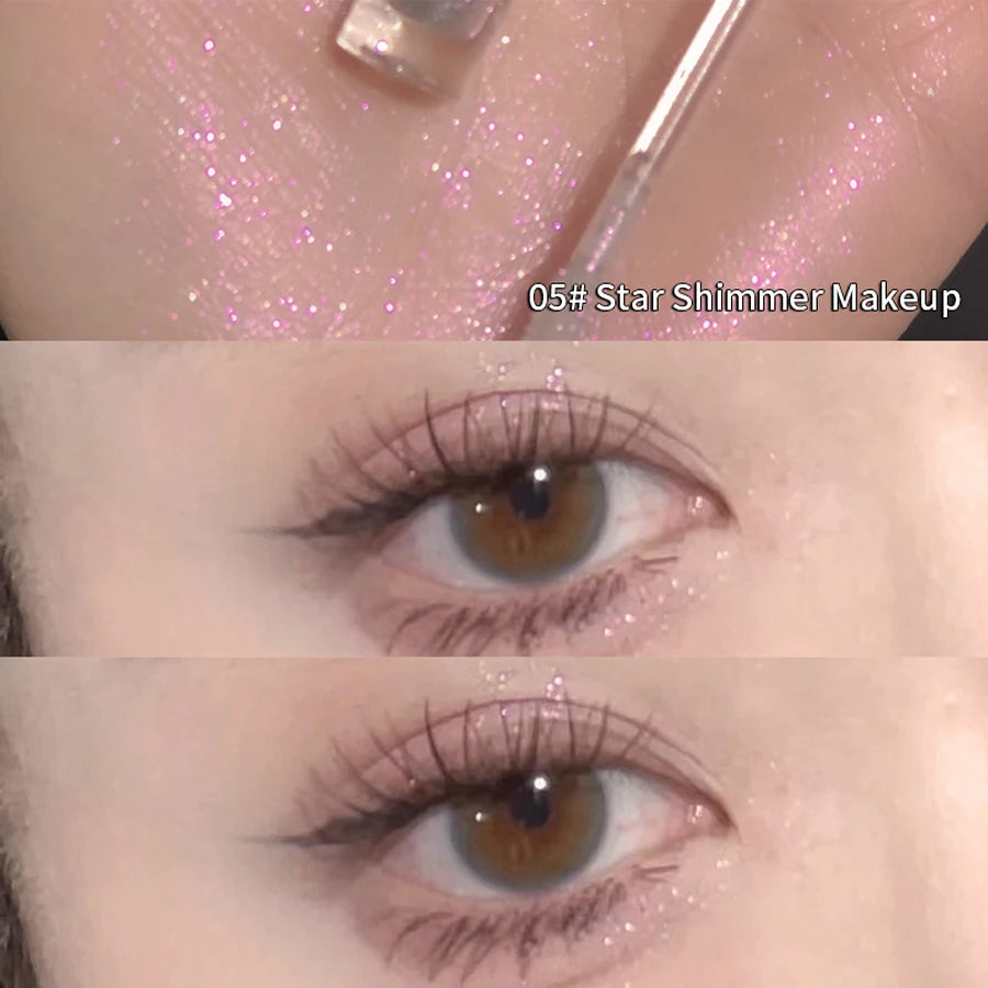 MAXFINE Liquid Eyeshadow | High Pigment Pearl Glitter Liquid Eyeshadow QXL