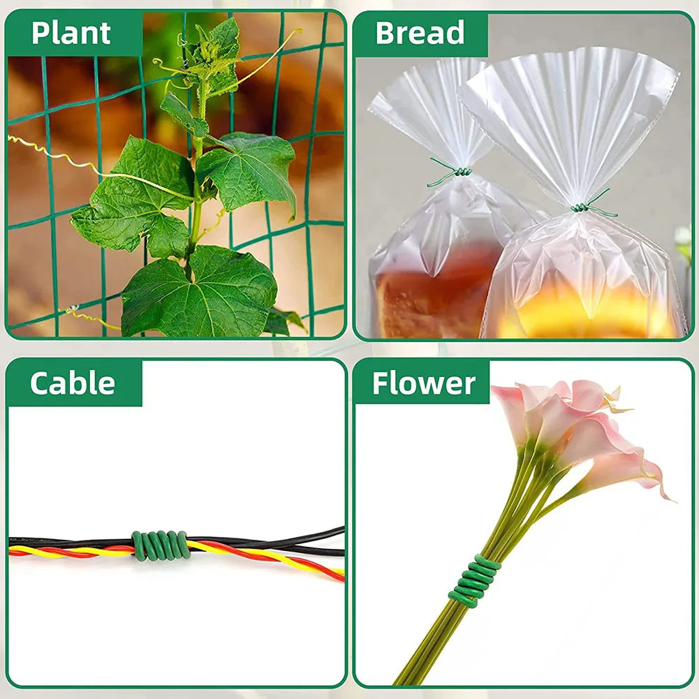 Reusable Flexible Plant Support Wire | Garden Twine for Vines Plant Support Wire QXL