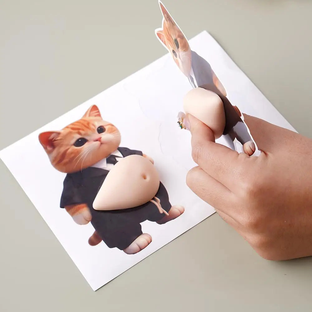 3D Shiba Inu Squeeze Toy & Self-Adhesive Wall Protector 2-Pack Novelty Squeeze Toy QXL