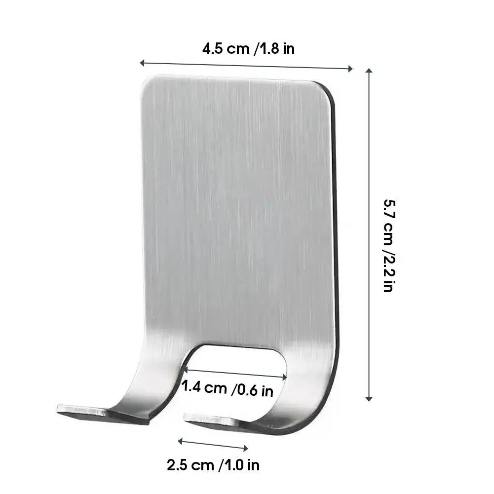 304 Stainless Steel Razor Holder & Bathroom Hook Organizer Razor Holder Stand QXL