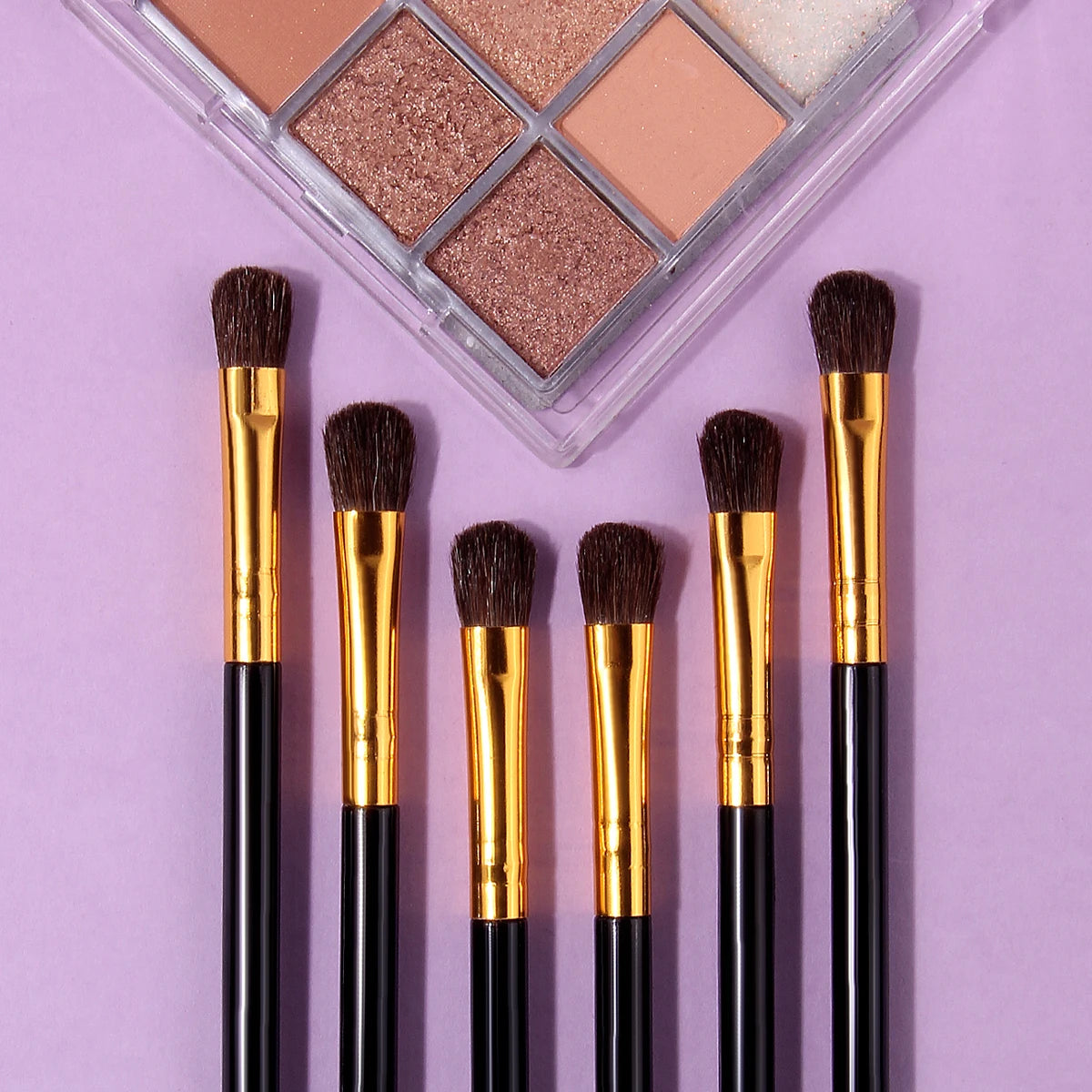 KOSSHOW 6-Pc Eye Makeup Brush Set | Soft Blending Brushes Eye Makeup Brush Set QXL