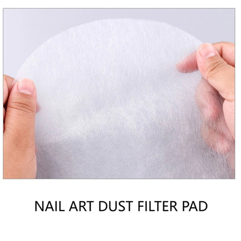 Nail Dust Collector Filter Paper | Non-Woven 100/200 Sheets Nail Vacuum Filter QXL
