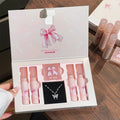 Art Value 6-Pc Lip Gloss, Blush & Necklace Makeup Gift Set Makeup Gift Set QXL Makeup Sets