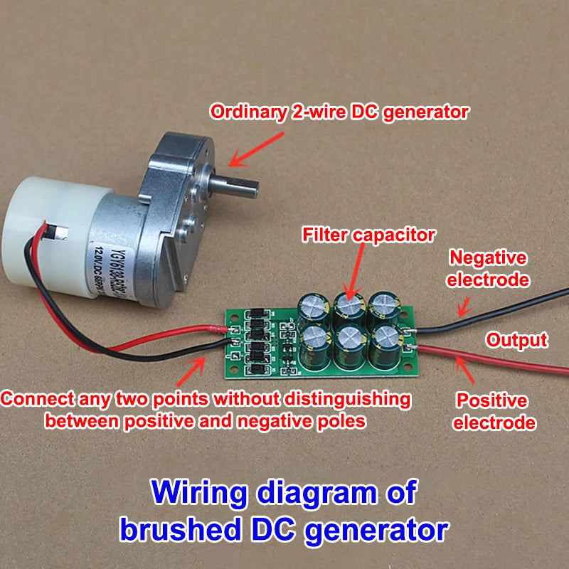24V 3A Three-Phase Rectifier Bridge Module for Small Generators Rectifier Bridge Module QXL