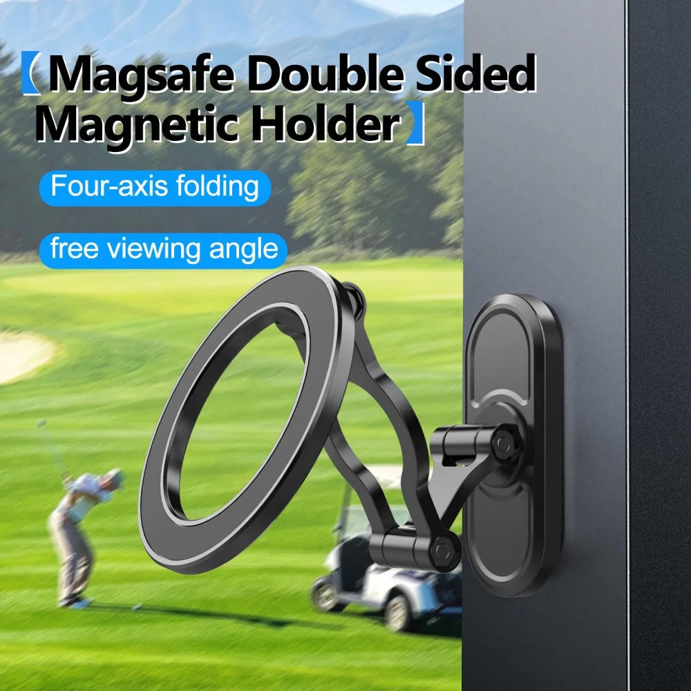 360° Magnetic Car Phone Mount | Foldable Metal Suction Cup Car Phone Mount QXL