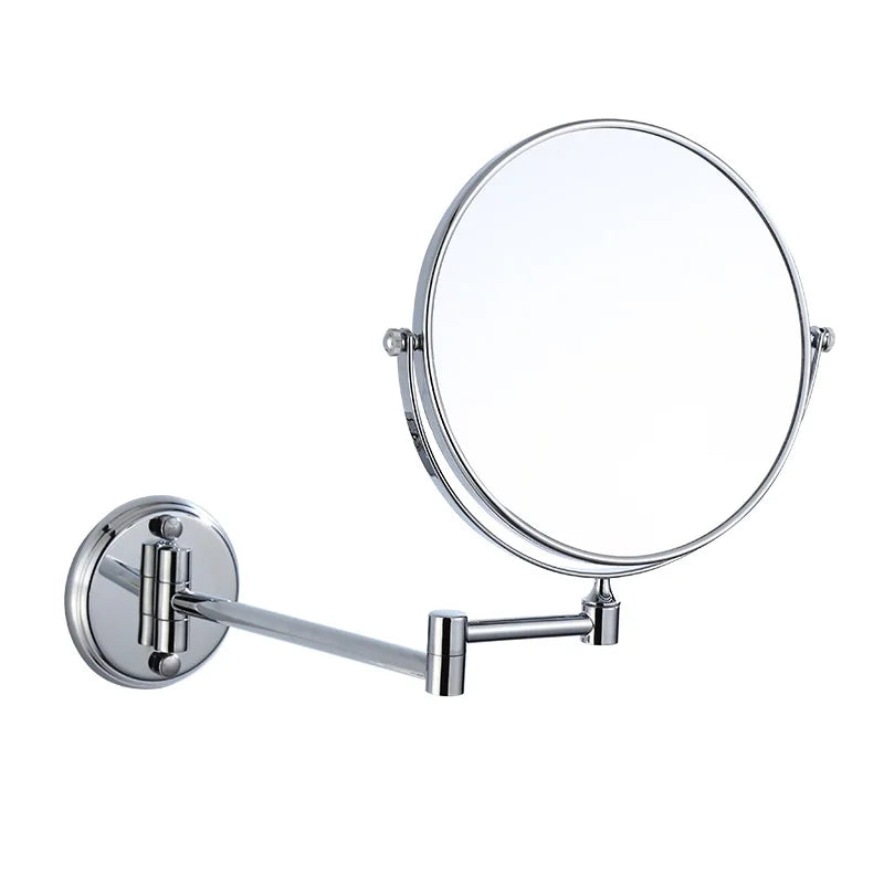 Wall Mounted Makeup Mirror 3X Magnification 360° Rotating 6/8" Vanity Wall Mirror QXL