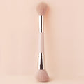 Ronshadow Dual-Ended Sculpting & Highlighter Makeup Brush Dual-Ended Makeup Brush QXL pink