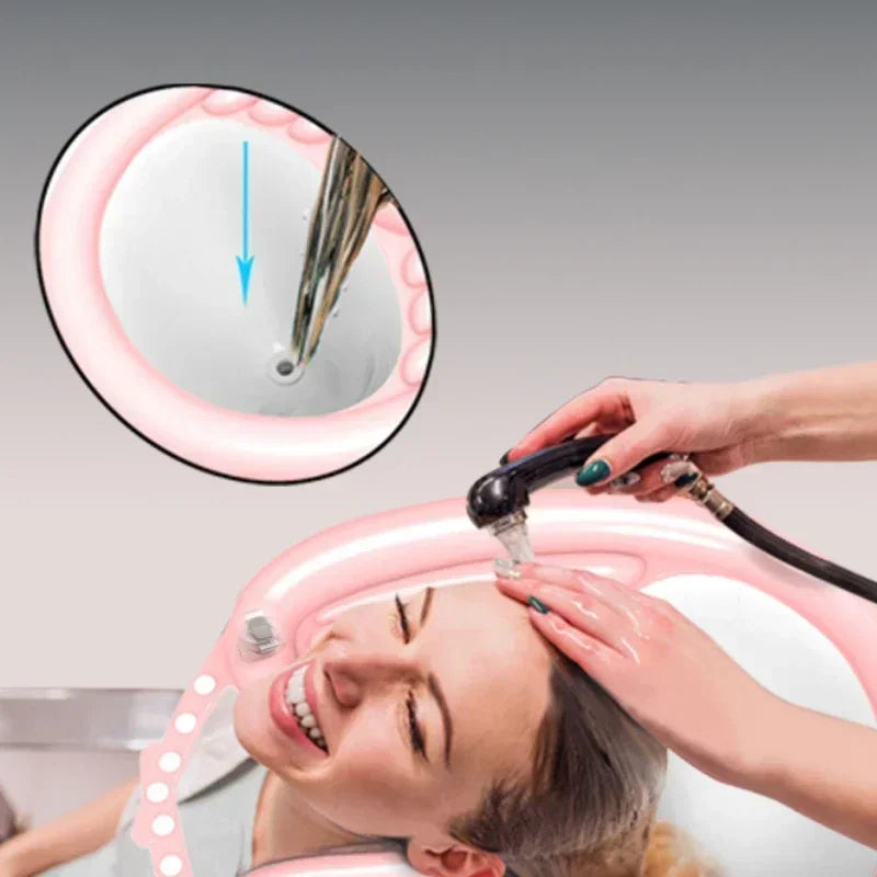 Inflatable Shampoo Basin | Portable Foldable PVC Hair Washing Tub Inflatable Shampoo Basin QXL