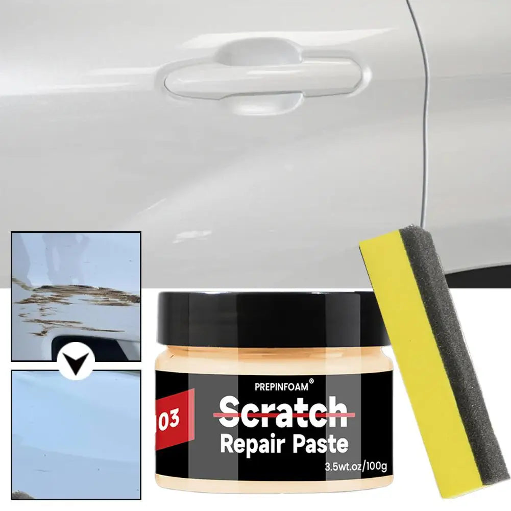 Car Scratch Remover Paste | Paint Polish & Wax 30g Car Scratch Remover QXL