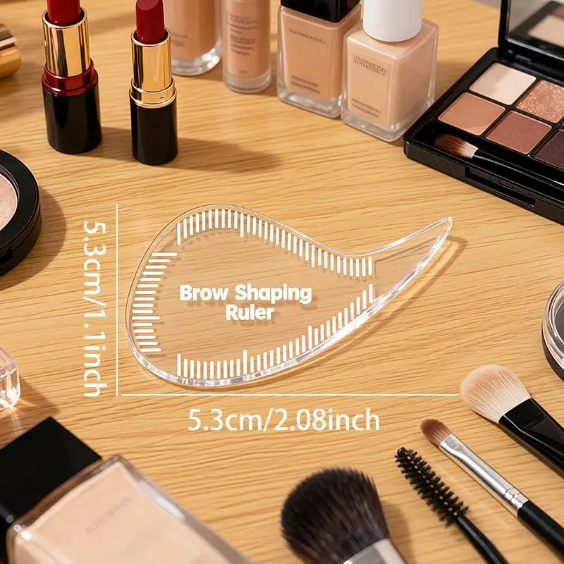 Teardrop Arch Brow Mapping Ruler | PMU Eyebrow Stencil Tool Eyebrow Mapping Tool QXL