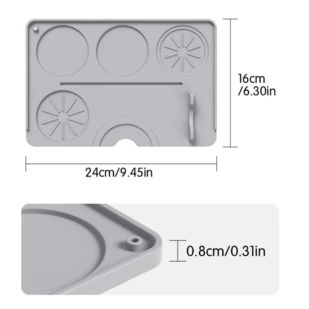 Silicone Espresso Tamping Mat | Non-Slip Barista Tamp Pad Espresso Tamping Mat QXL