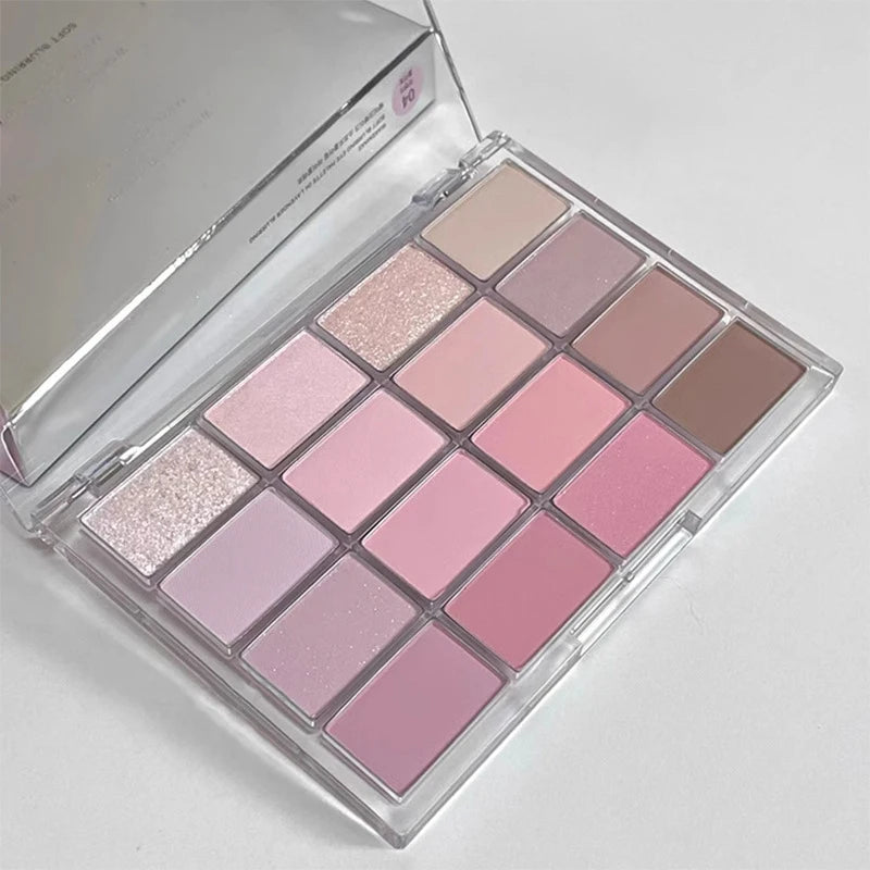 16-Color Nude Eyeshadow Palette | Matte & Pearlescent Neutrals Eyeshadow Palette QXL