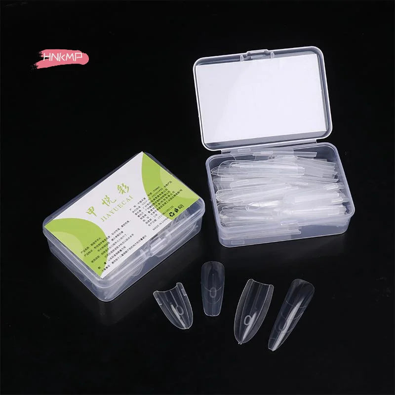 180-Pc Sandwich Dual Nail Forms | 15 Sizes Top & Bottom Molds Nail Extension Forms QXL