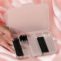 80-Pc Makeup Brush Set | Eyebrow, Lip & Lash Extension Tools Makeup Brush Set QXL Black crystal