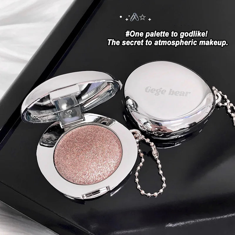 Star Diamond Shimmer Highlighter Cream – Mirror Compact Shimmer Highlighter QXL