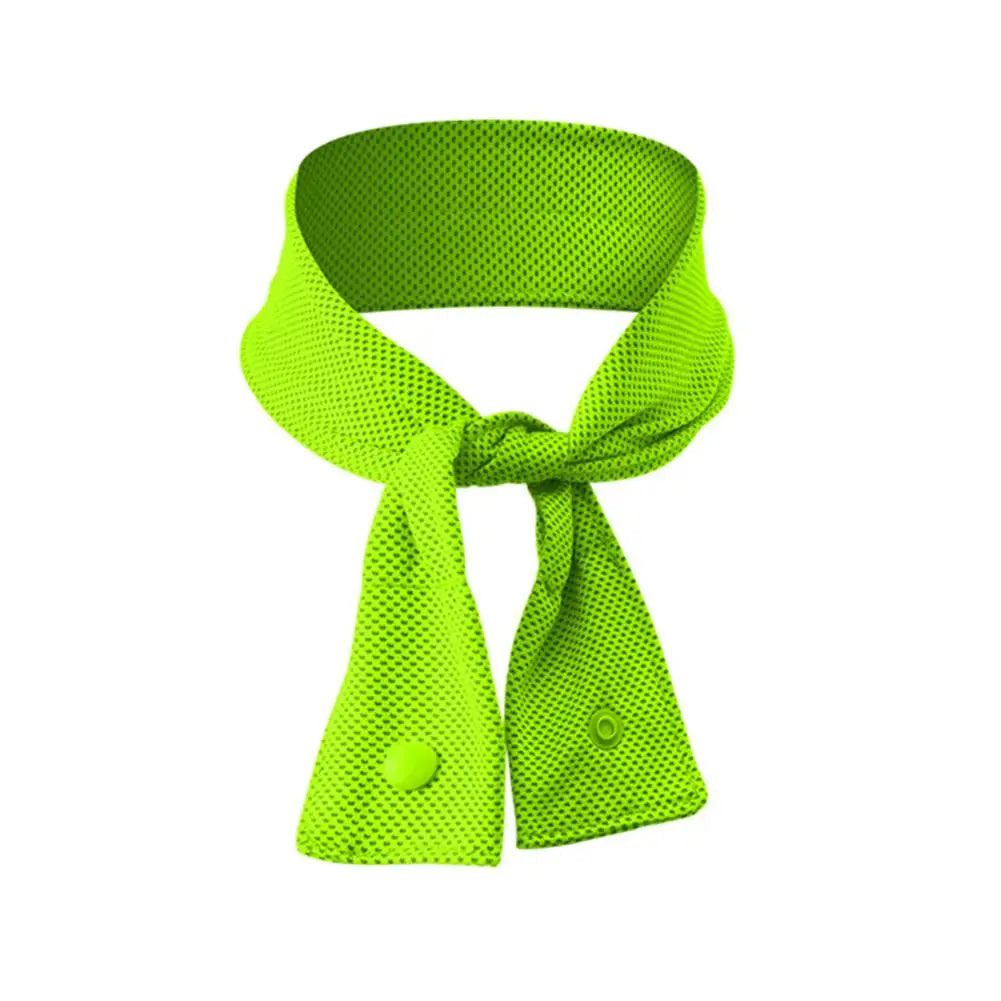Instant Cooling Neck Wrap – Quick-Dry Sport Scarf for Summer Cooling Neck Wrap QXL Green