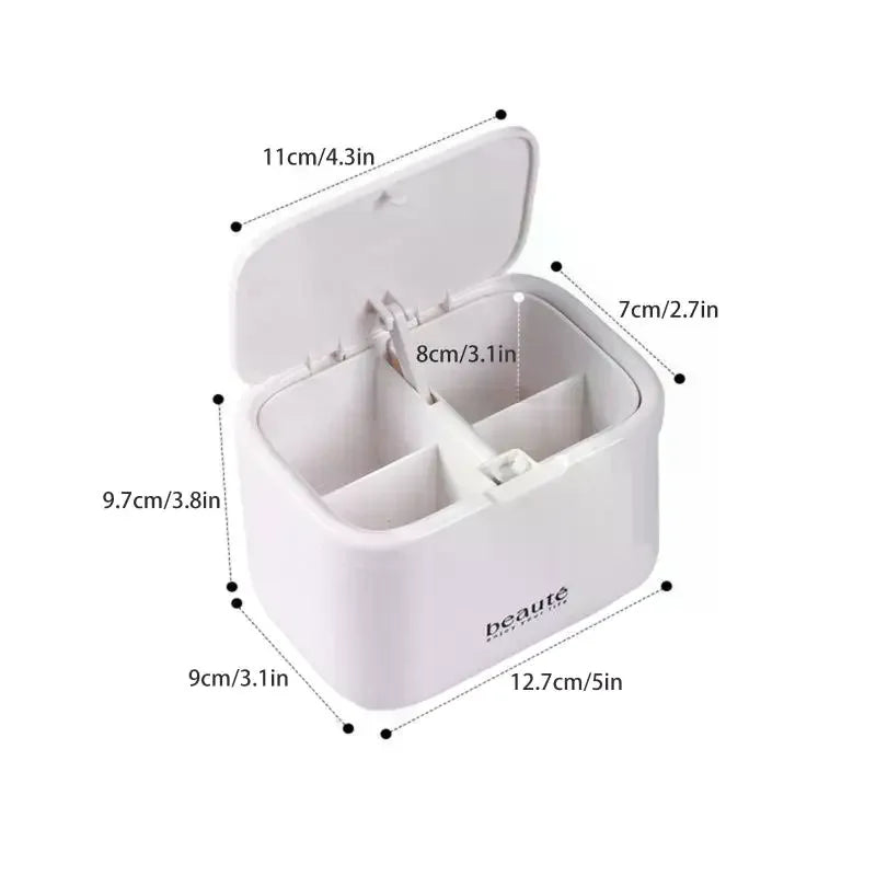 Automatic Cotton Swab Dispenser Box | Dustproof Organizer Cotton Swab Organizer QXL