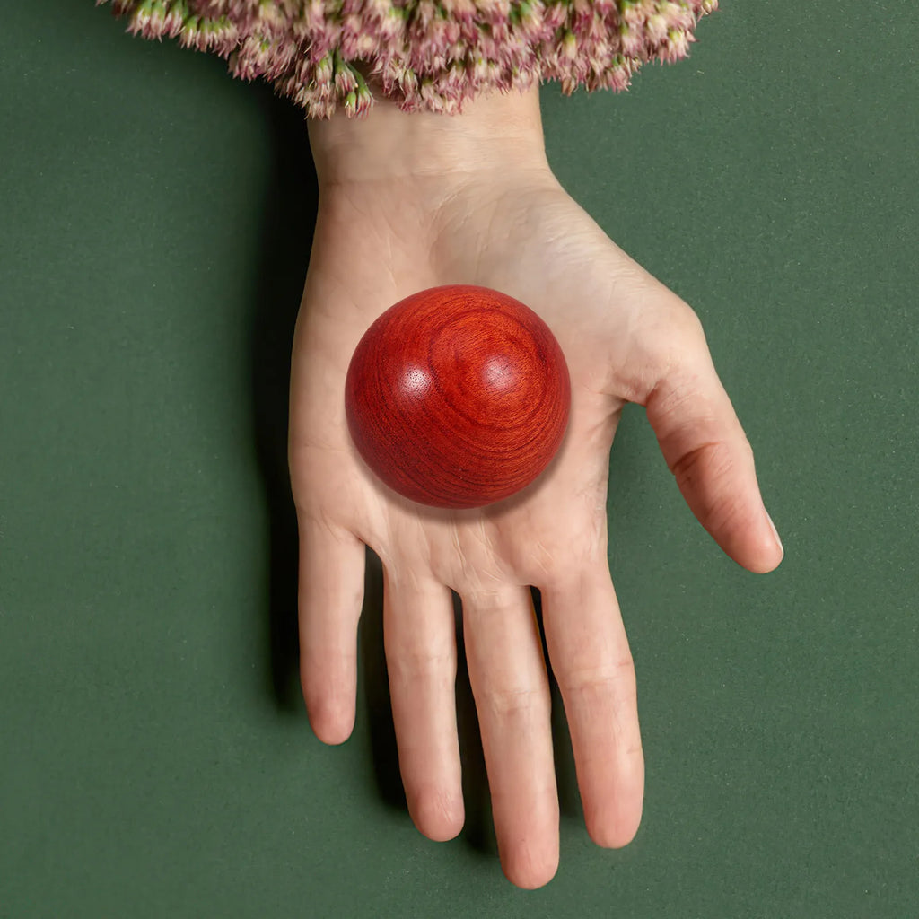 Wooden Baoding Balls 2-Pack | Hand Massage & Reflex Training Hand Exercise Balls QXL