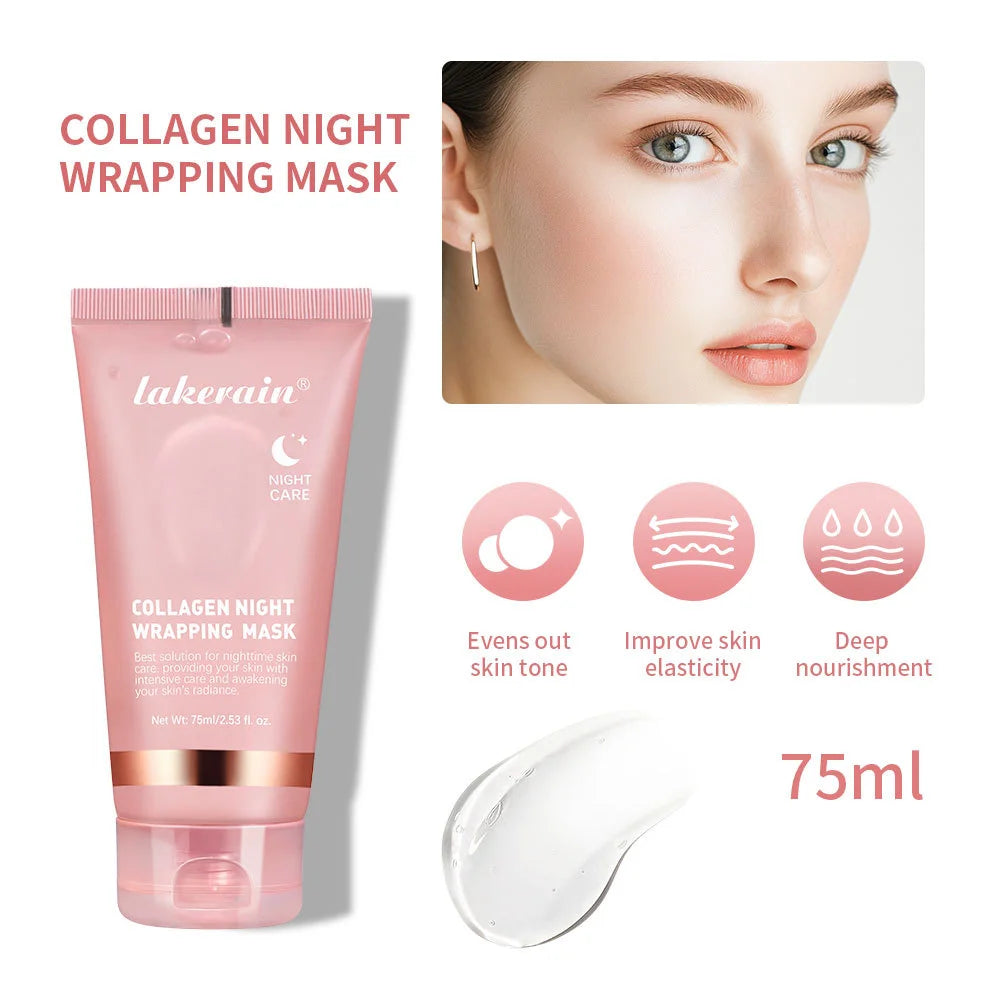VERONNI Collagen Peel-Off Night Mask – Firming & Hydrating Collagen Night Mask QXL 75ML