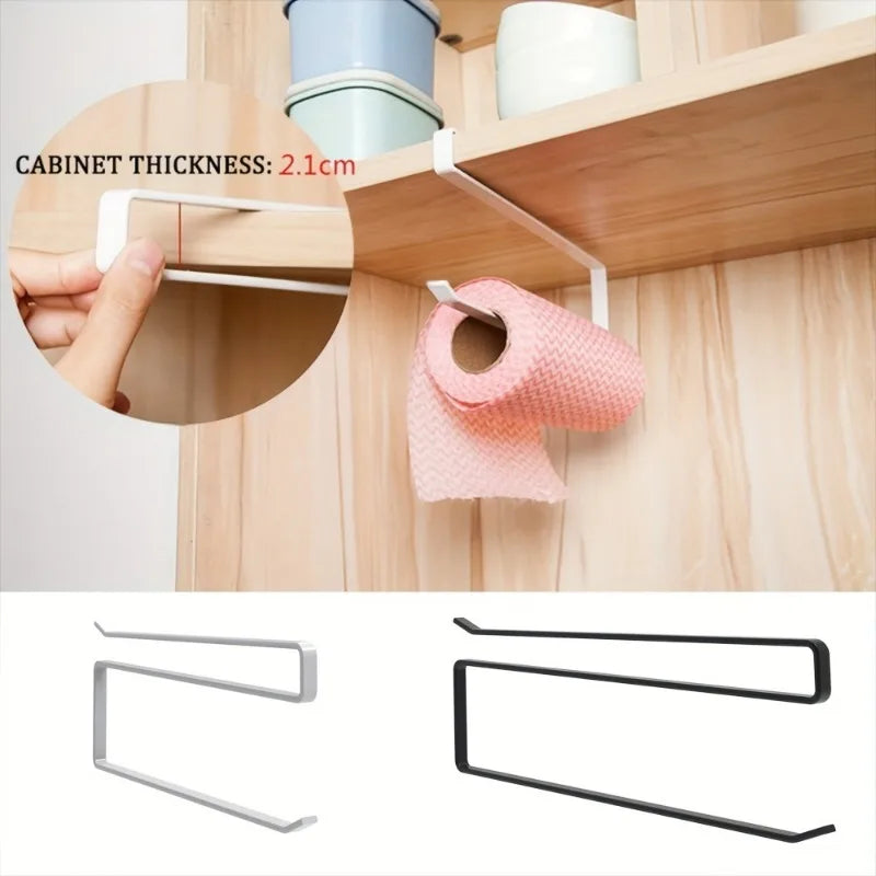 Under-Cabinet Paper Towel Holder | No-Drill Wall Mount & Foil Paper Towel Holder QXL