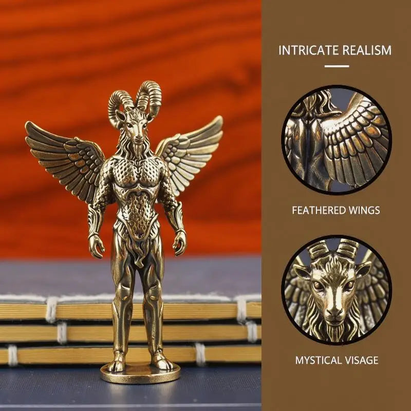 5-Pack Brass Demon Mini Figures | Anime Collectible Statues Collectible Figurines QXL