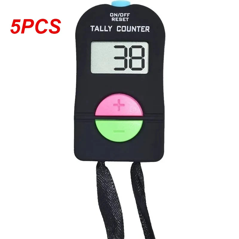 Mini Digital Golf Score Counter | LCD Tally Clicker 1–10 Pack Digital Tally Counter QXL 5PCS