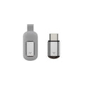 USB-C IR Blaster Adapter – Universal Infrared Remote Control IR Blaster Adapter QXL Silver Type C
