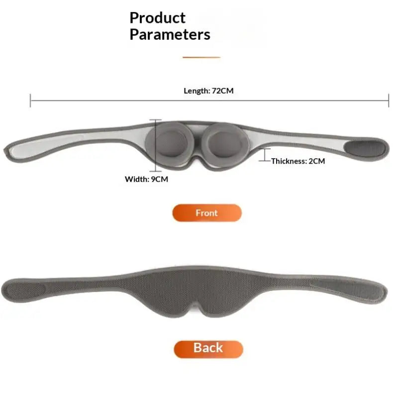 3D Blackout Sleep Mask | Zero Eye Pressure Adjustable Eye Mask Sleep Mask QXL