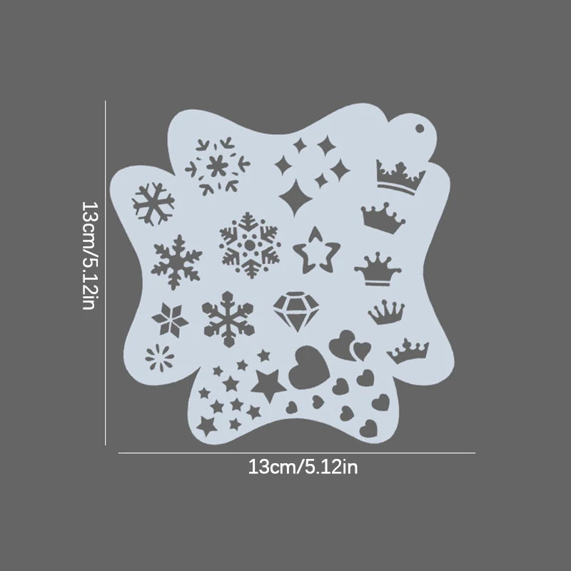 Reusable Face & Body Painting Stencils | PET Plastic Designs Body Art Stencils QXL