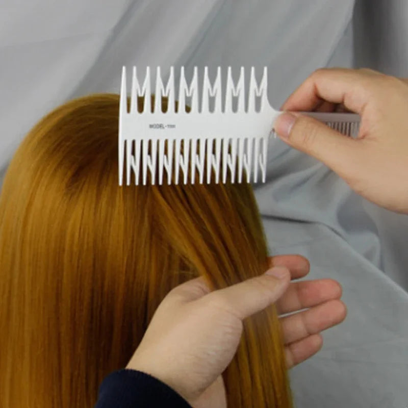 Fish Bone Hair Dyeing Highlight Comb | Barber Styling Tool Hair Dyeing Comb QXL