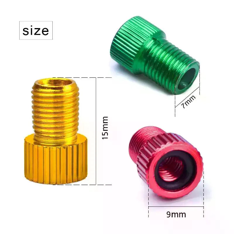 20-Pack Presta to Schrader Valve Adapters | Bike Tire Pump Bike Valve Adapter QXL