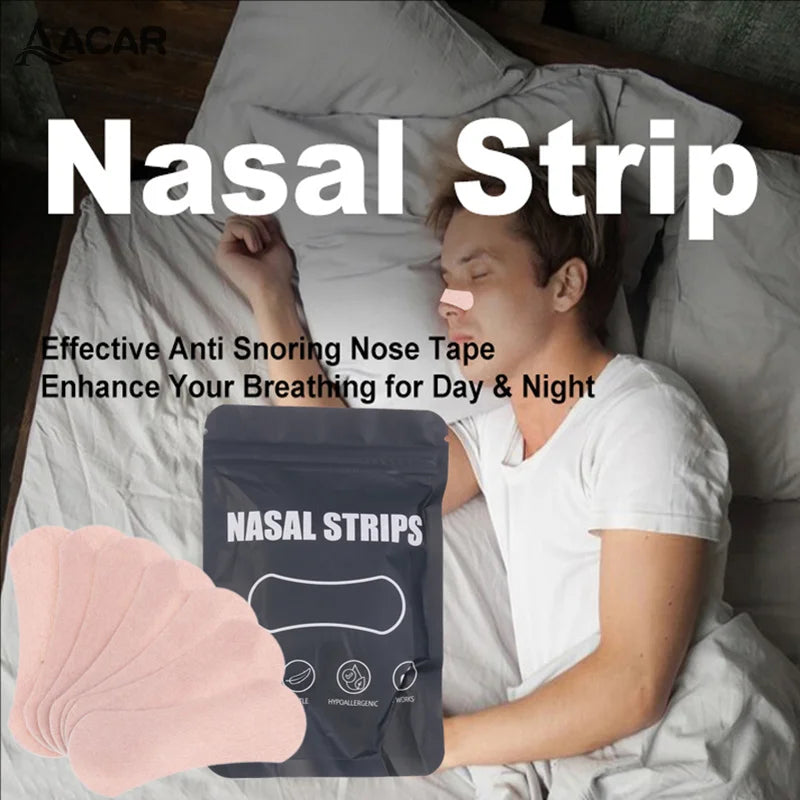 30-Pack Nasal Strips | Better Breathing & Anti-Snoring Patches Nasal Breathing Strips QXL