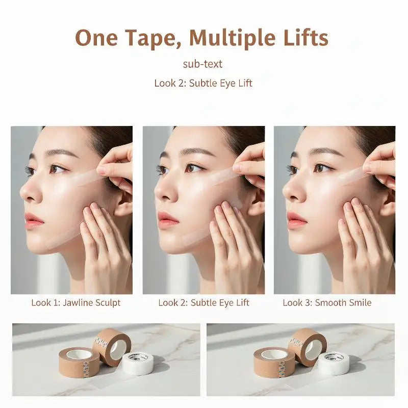 Breathable Facial Tape – Double Eyelid & Face Lift Roll Eyelid & Facial Tape QXL