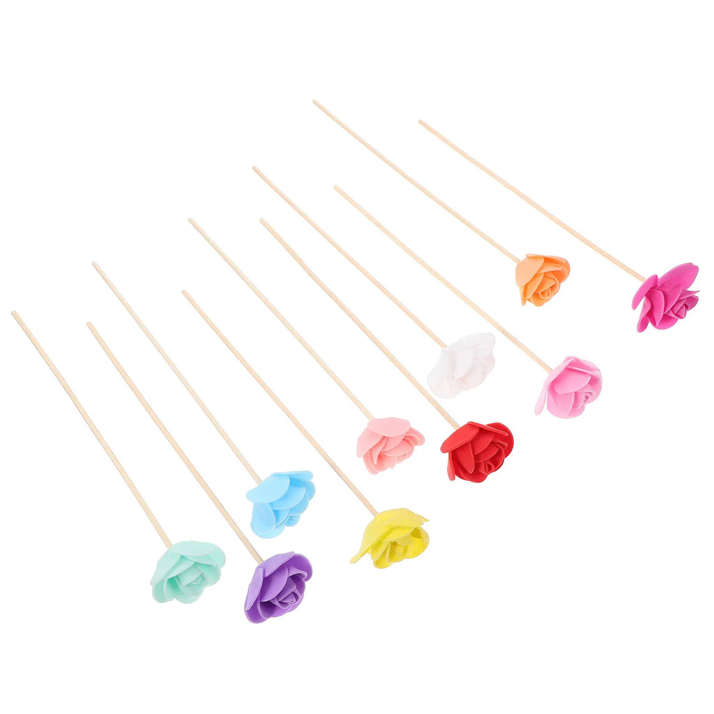20-Pack Flower Aroma Diffuser Sticks | Home & Office Decor Reed Diffuser Sticks QXL