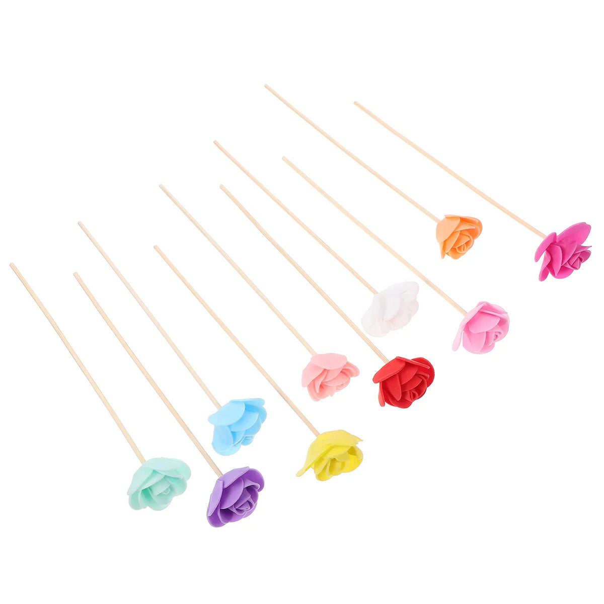 20-Pack Flower Aroma Diffuser Sticks | Home & Office Decor Reed Diffuser Sticks QXL