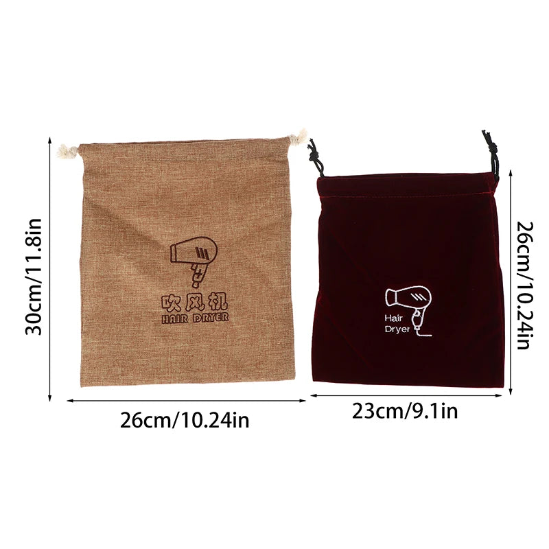 Hair Dryer Drawstring Storage Bag | Dust & Scratch Cover Hair Dryer Storage Bag QXL