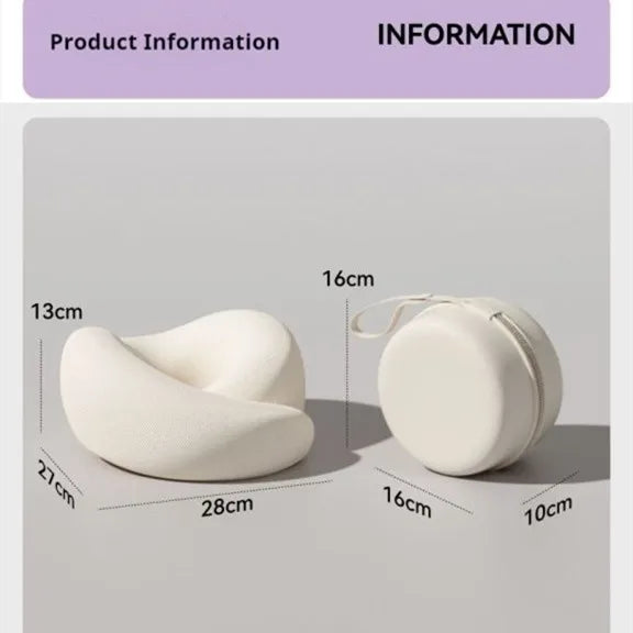 Memory Foam Neck Support Pillow | Soft Head Cushion Memory Foam Pillow QXL