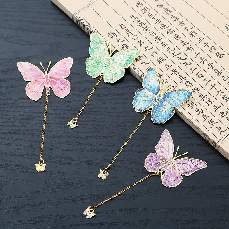 Hollow Butterfly Magnetic Bookmark | Reading Gift & Souvenir Magnetic Bookmark QXL