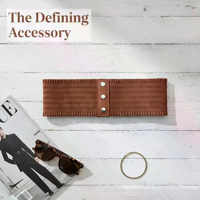 Women's Elastic Wide Waist Belt – Retro Classic Style Women's Fashion Belt QXL