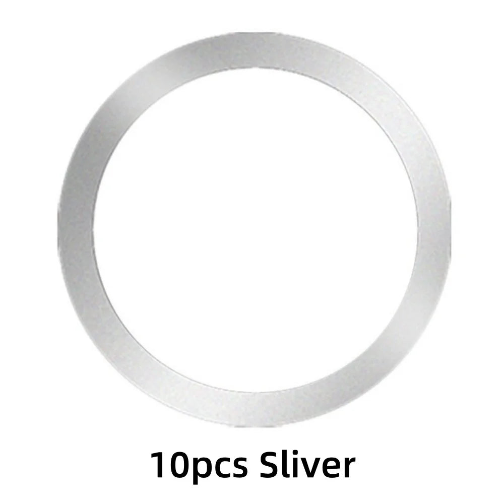 5/10-Pack Magnetic Metal Plates for Phone Car Mounts & Holders Phone Mount Plate QXL Silver 10pcs