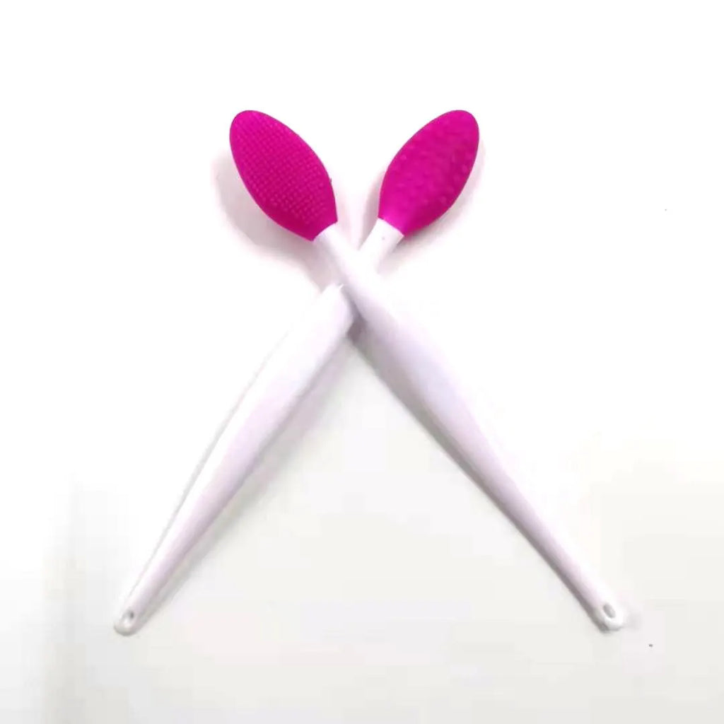 Silicone Double-Sided Face Scrub & Blackhead Cleansing Brush Facial Cleansing Brush QXL