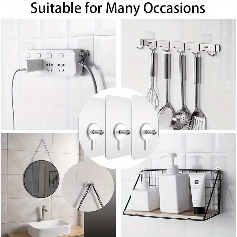 No-Nail Wall Hook Adhesive Paste | Damage-Free Mounting Wall Hook Adhesive QXL