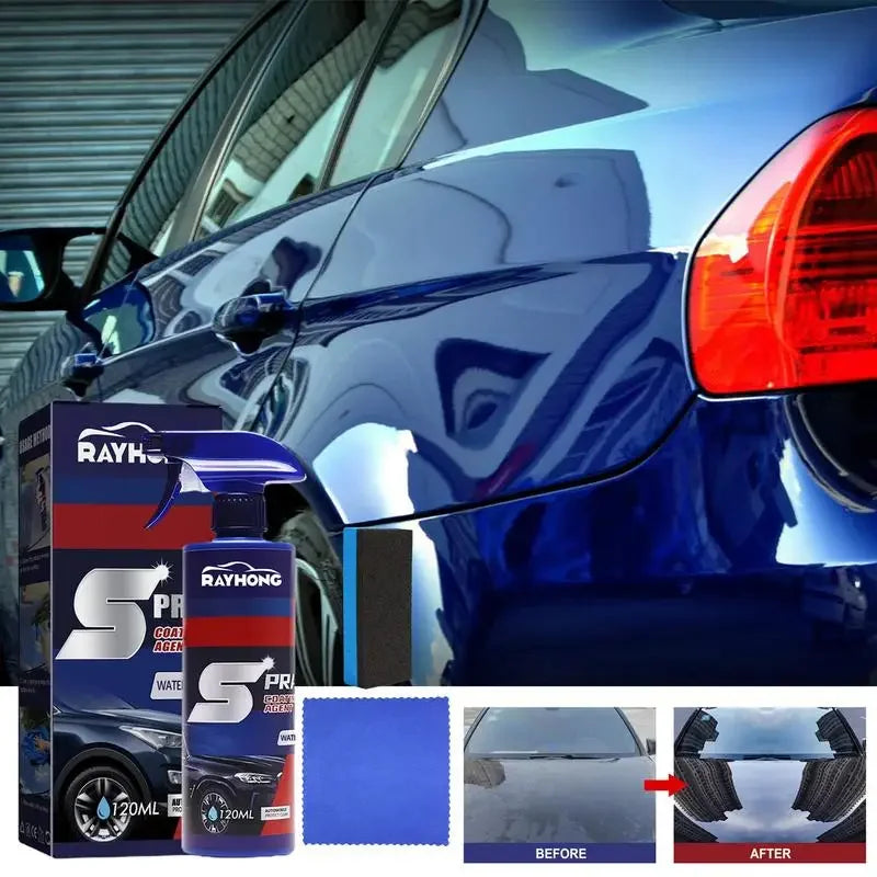 3-in-1 Ceramic Coating Spray | Car Polish & Paint Protection Ceramic Coating Spray QXL