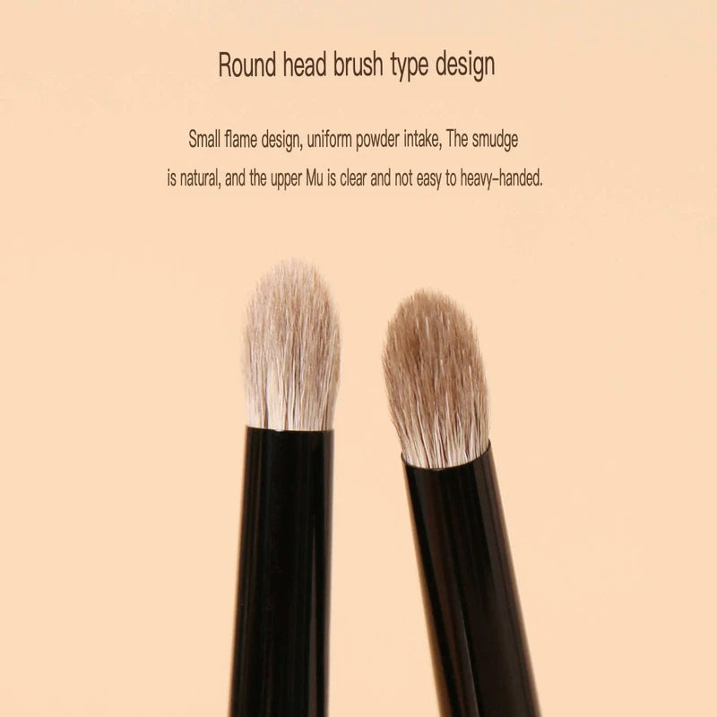 B96 Goat Hair Smudge Detail Brush | Soft Round Eye Shadow Eye Shadow Brush QXL