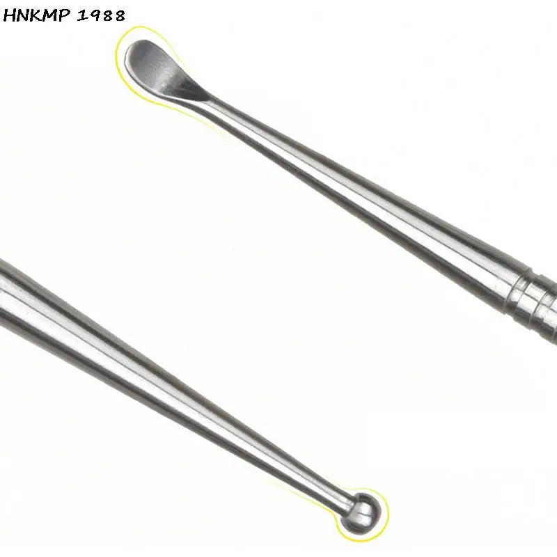 2-in-1 Steel Ear Pick & Auricular Acupressure Probe Tool Ear Care Tool QXL